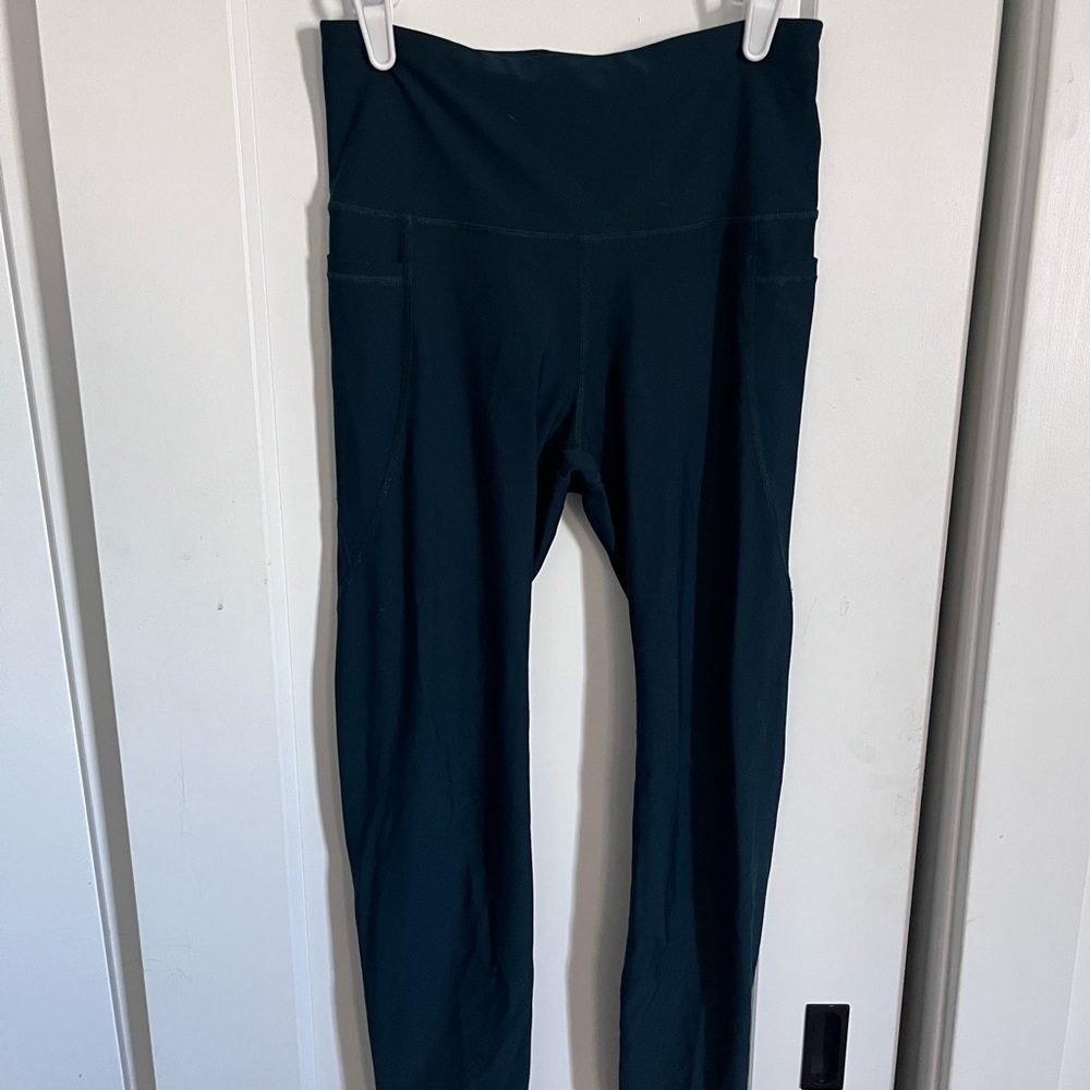 High-Waisted Green Leggings